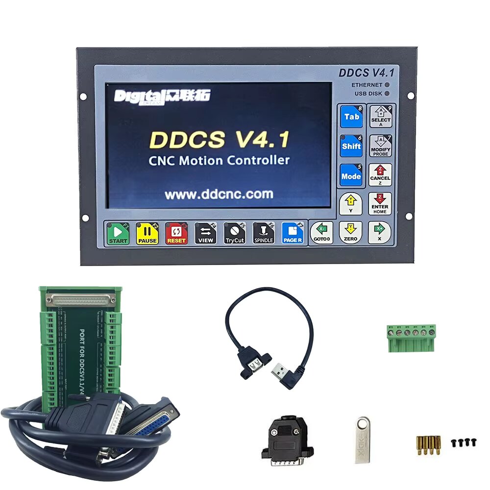 Ddcs V4.1 4 Axis Cnc Offline Controller - Controlador de Movimento Autônomo DDCS V4.1,
