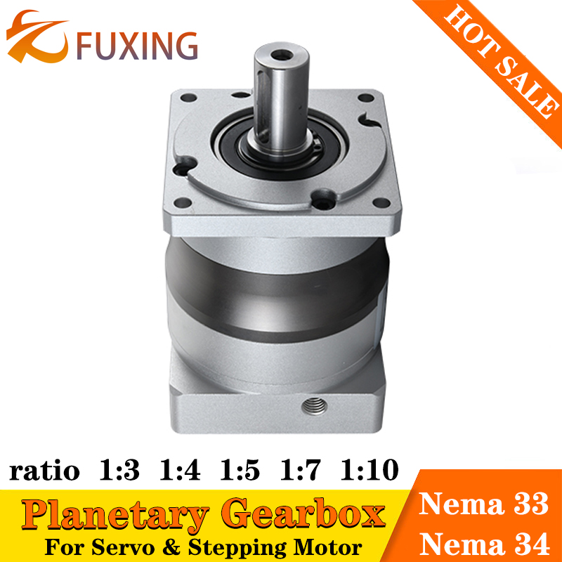 Plf85a relação 5:1 10:1 20:1 4 - Planetary Gearbox Reducer Nema 23 34 avaliação e preço